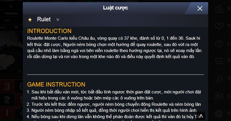 Cách chơi game “Cò Quay” Roulette 