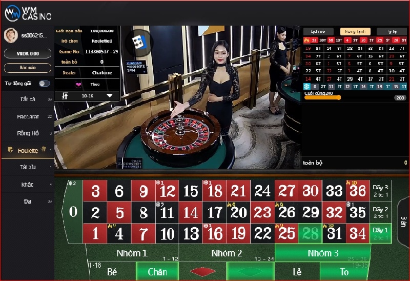 Hướng dẫn chơi game Roulette